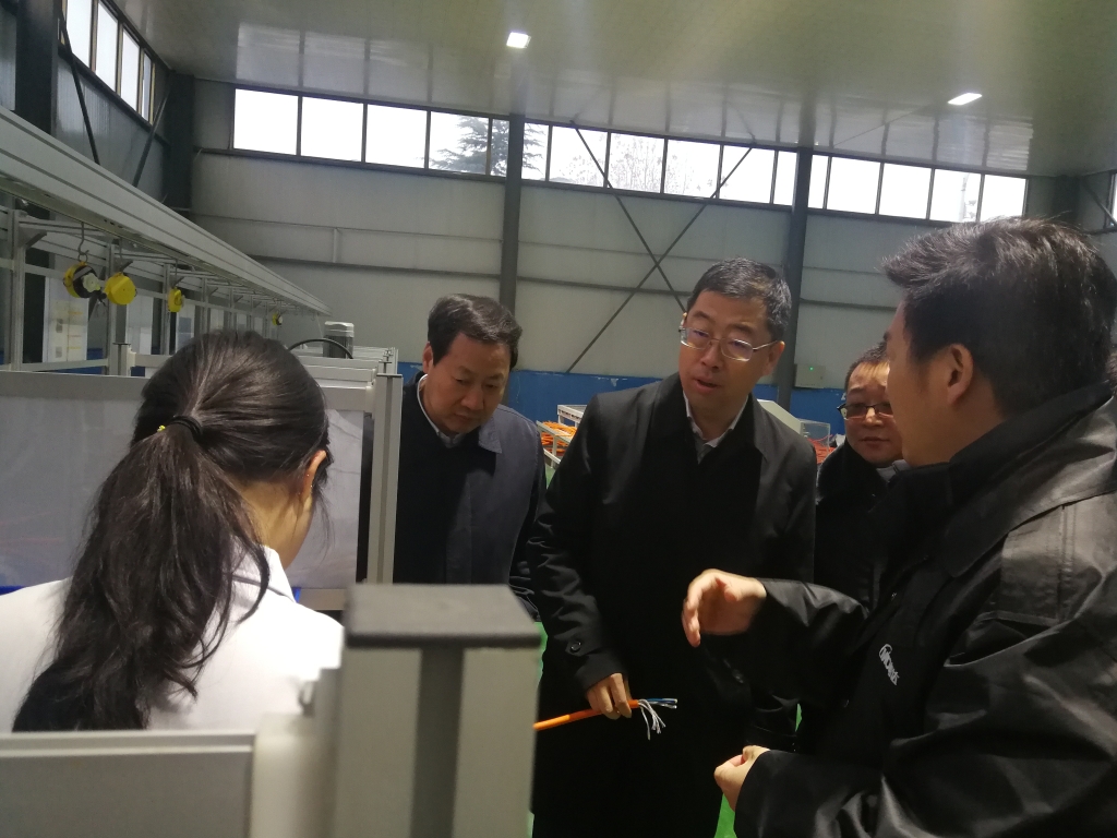 2019年12月23日，，，，，，，河北省副省长葛海蛟到S36沙龙国际线缆集团调研